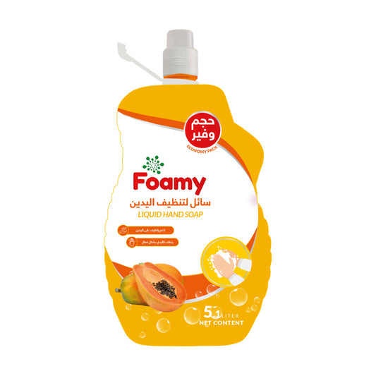 Foamy Liquid Hand Wash Papaya