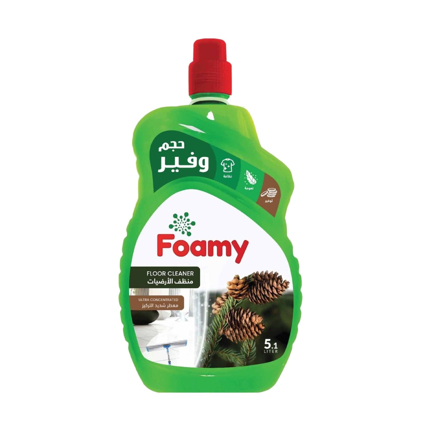 Foamy Floor Cleaner Pine 5L