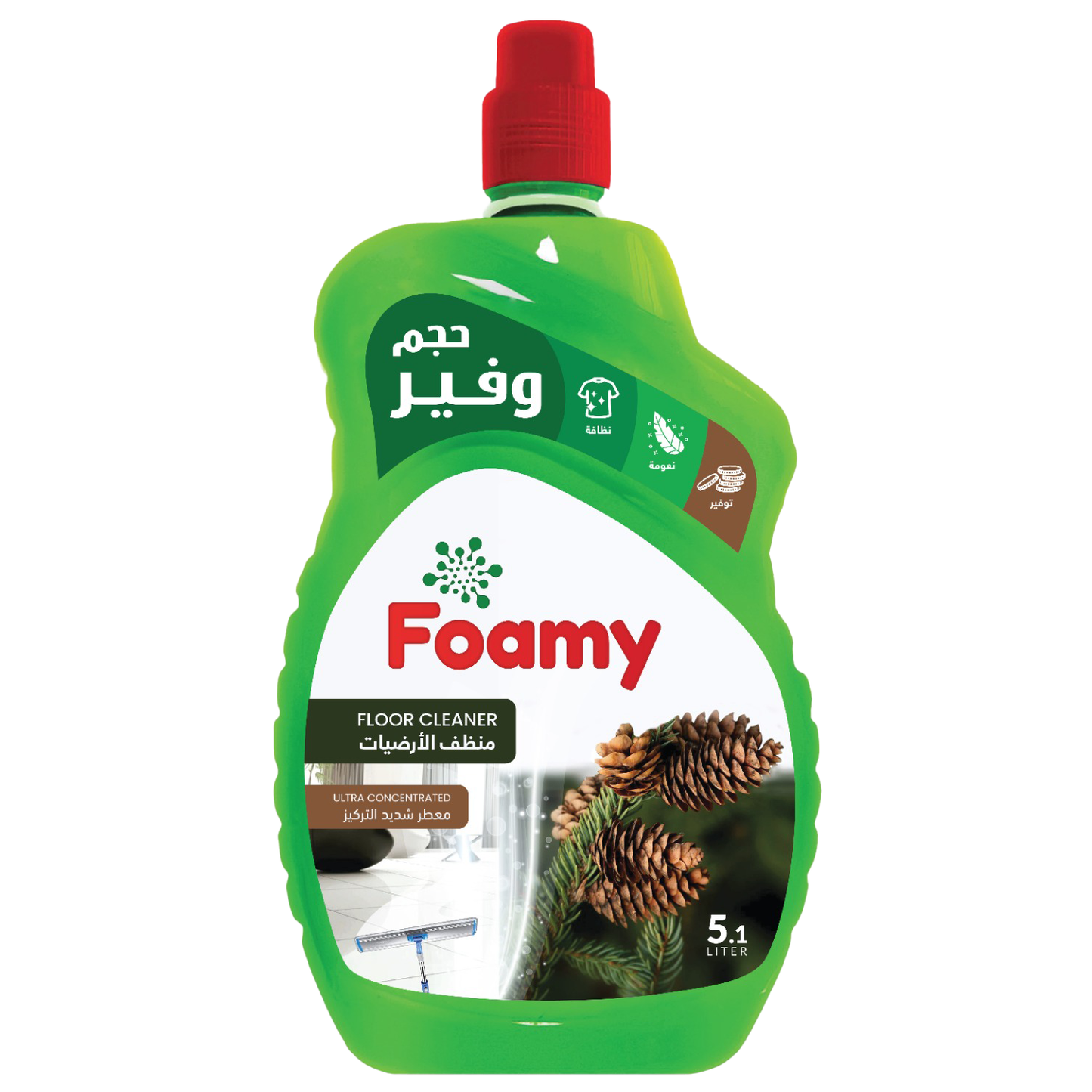 Foamy Floor Cleaner Pine 5L